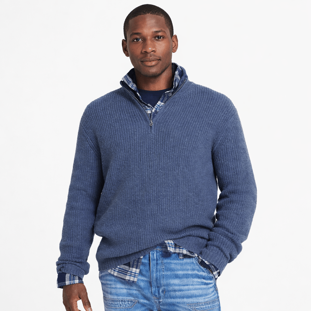 Coleeast-London Blue / XS LOU, Zip Up Hooded Sweater