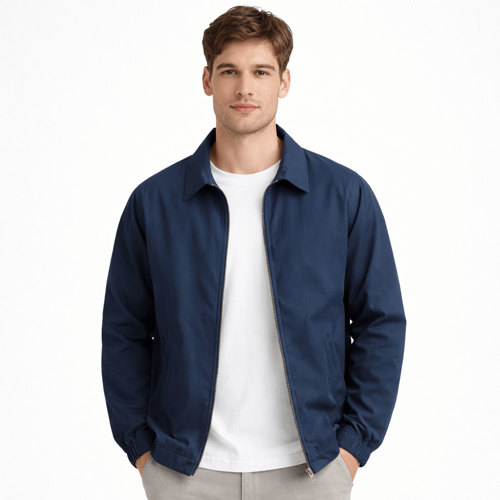 Coleeast-London Blue / XS PHILIP, Casual Knit Zip-Up Jacket