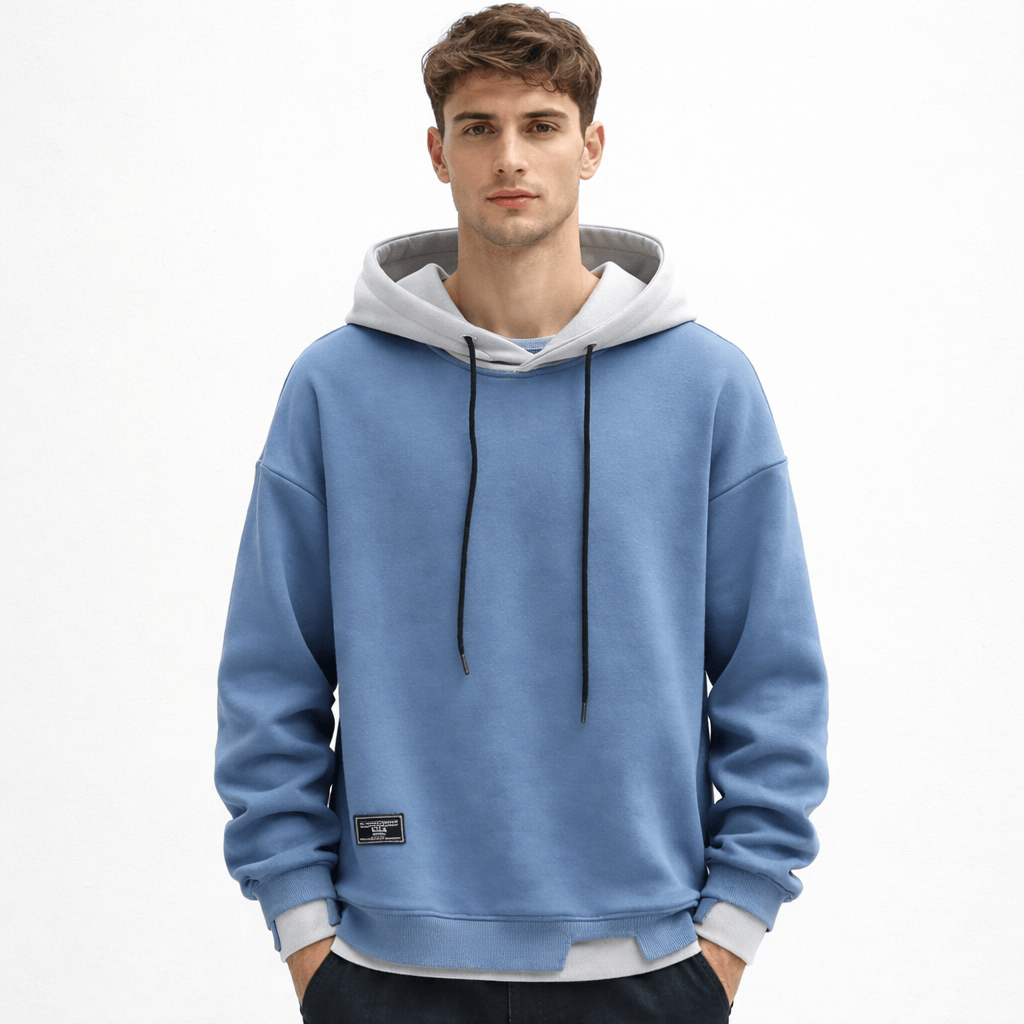 Coleeast-London Blue / XS STUART, Regular Fit Solid Hoodie