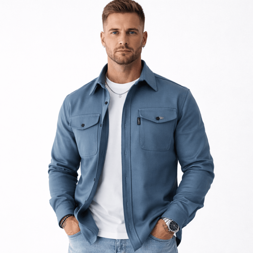 Coleeast-London Blue / XS ZAC, Casual Cotton Shirt