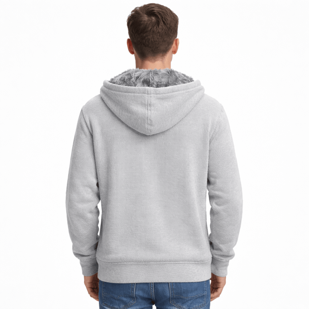 Coleeast-London BRADLEY, Hooded Zip Knit Coat