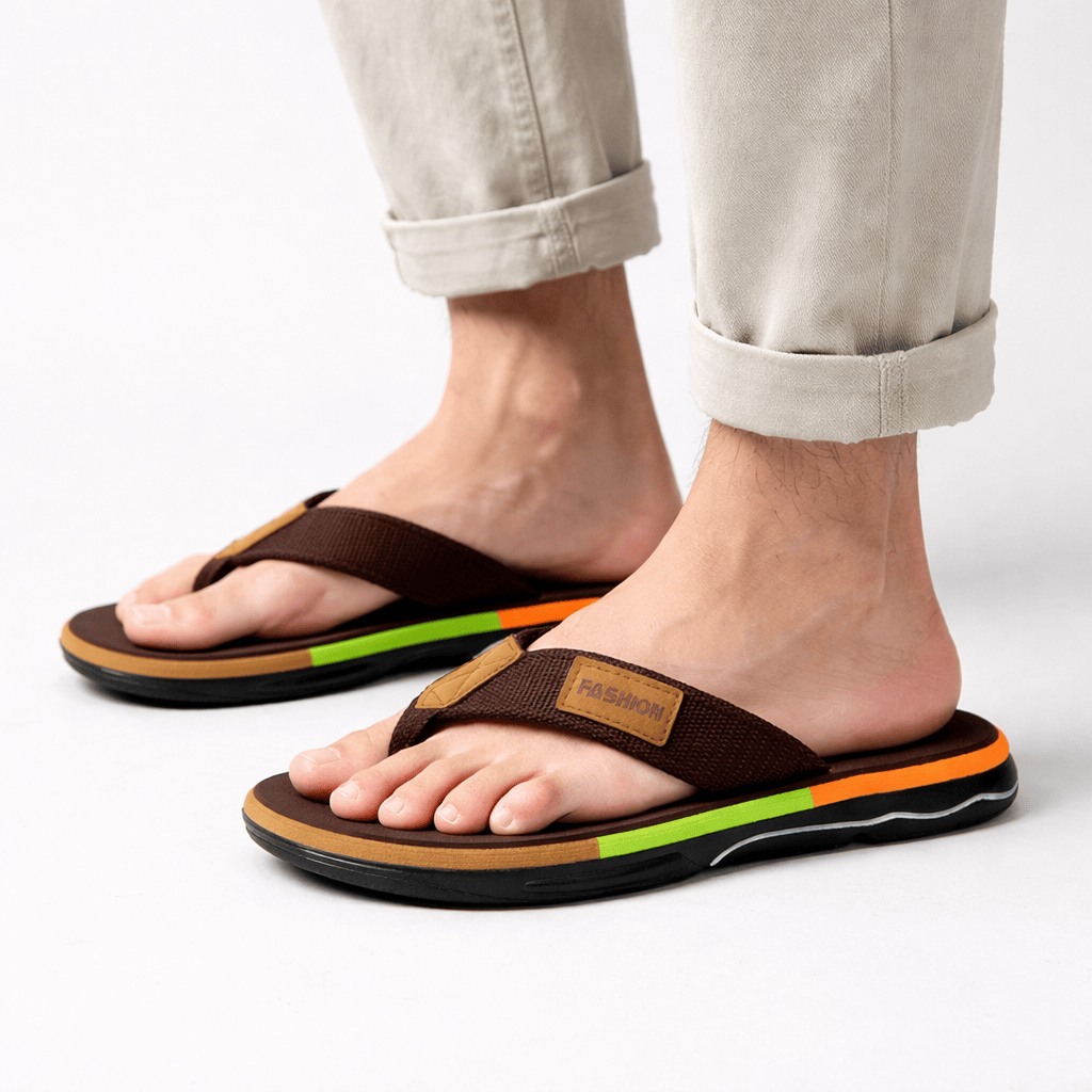 Coleeast-London Brown / 38 BLAKE, PVC Slip-On Sandals