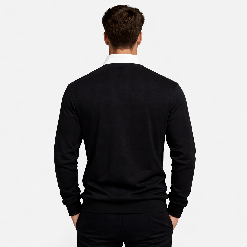 Coleeast-London CALLUM, Solid Knit Cotton Sweatshirt