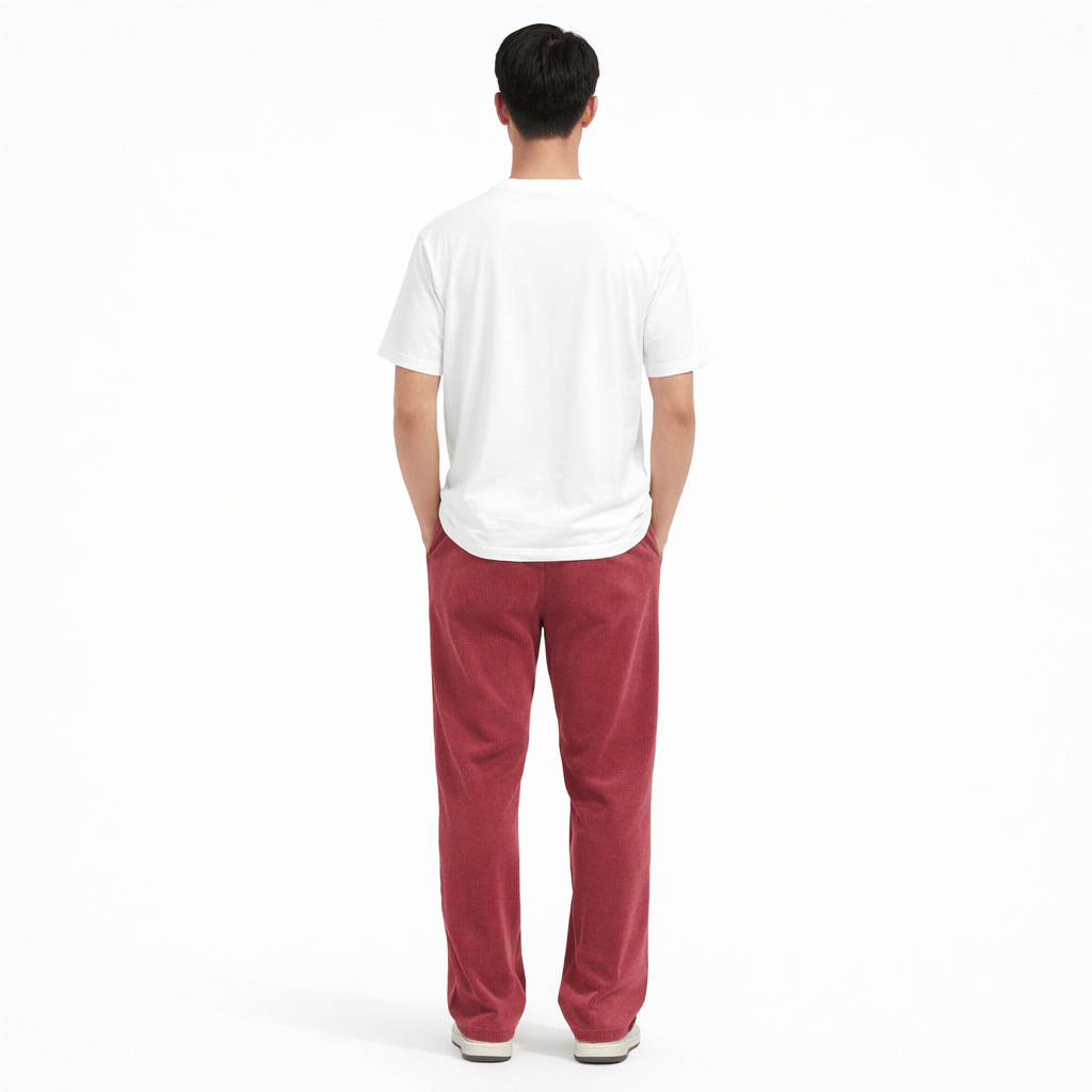 Coleeast-London CHARLTON, Straight Leg Cotton Pants