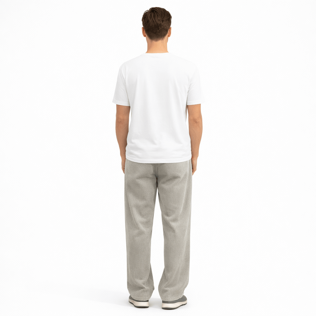 Coleeast-London CHARLTON, Straight Leg Cotton Pants
