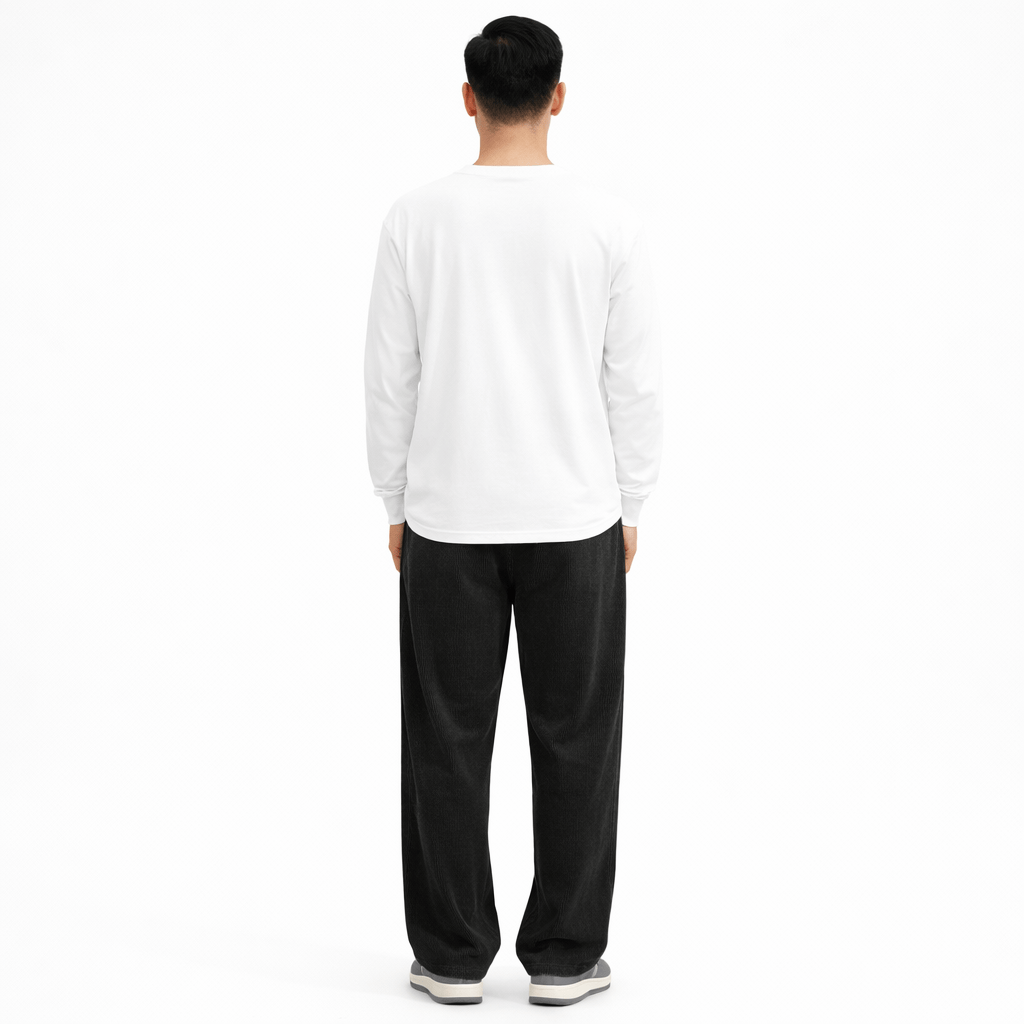 Coleeast-London CHARLTON, Straight Leg Cotton Pants