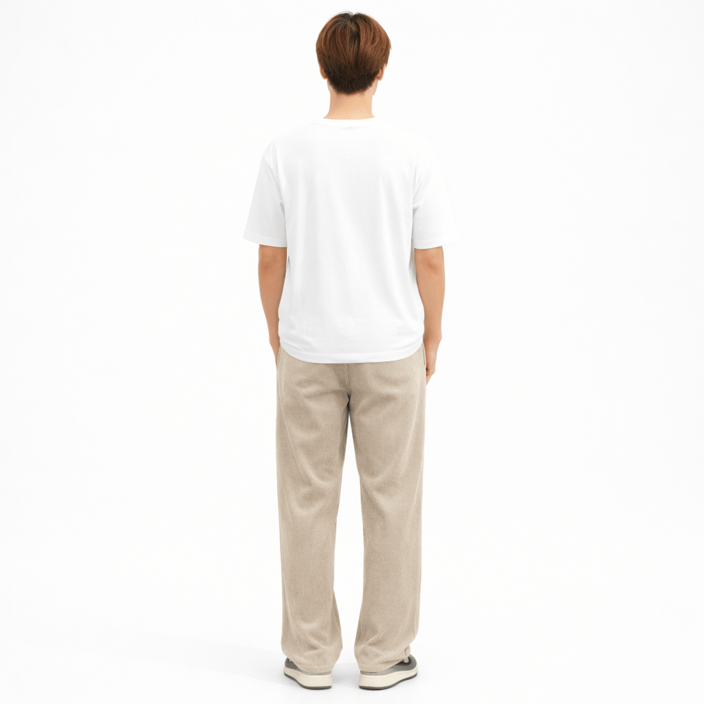 Coleeast-London CHARLTON, Straight Leg Cotton Pants