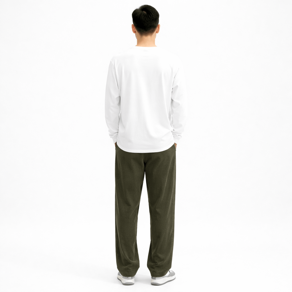 Coleeast-London CHARLTON, Straight Leg Cotton Pants