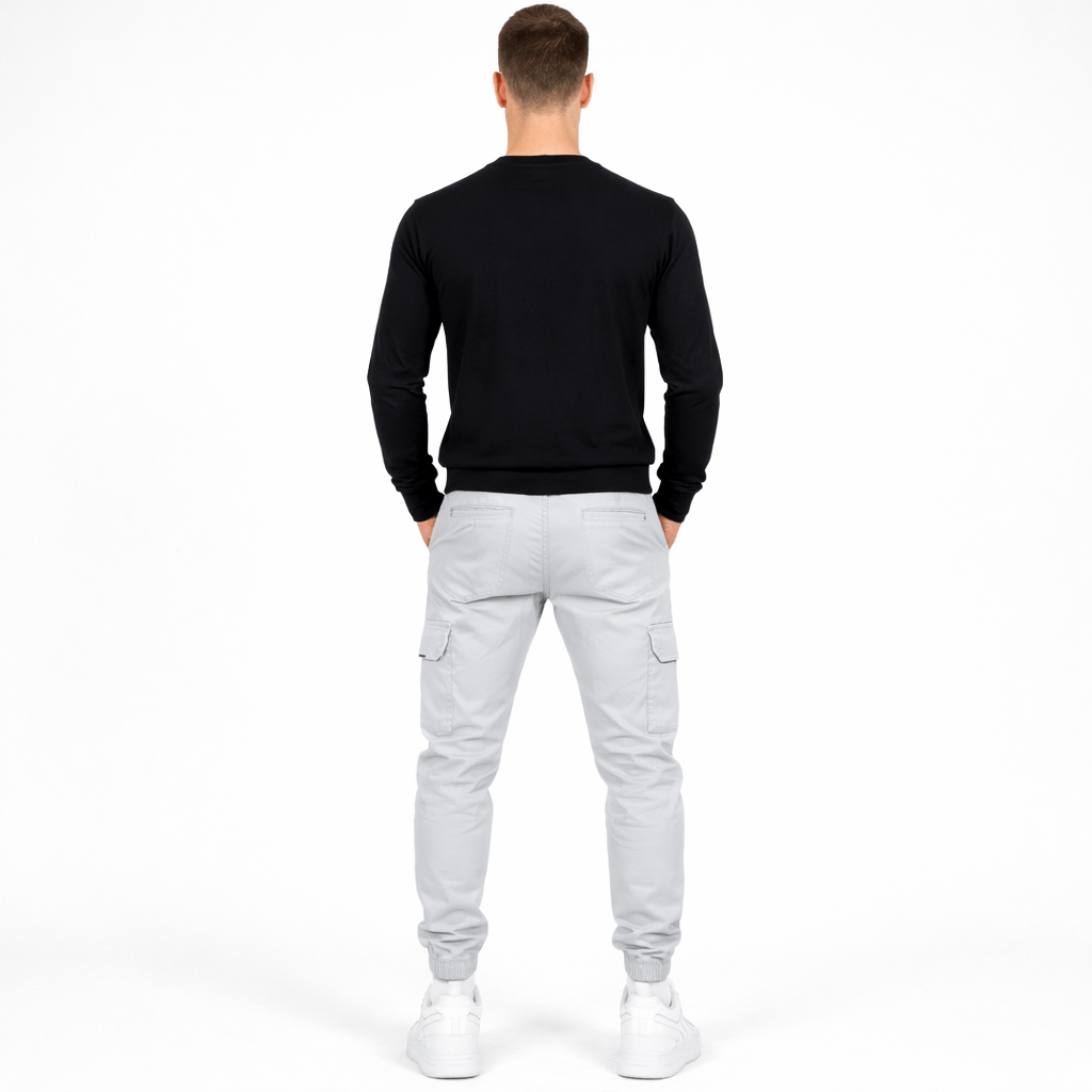 Coleeast-London CLARK, Cotton Harem Pants Elastic Waist