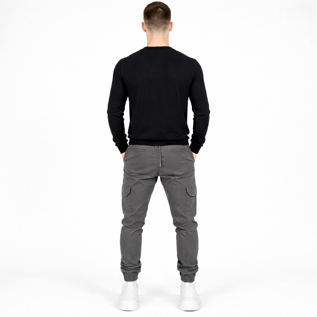 Coleeast-London CLARK, Cotton Harem Pants Elastic Waist