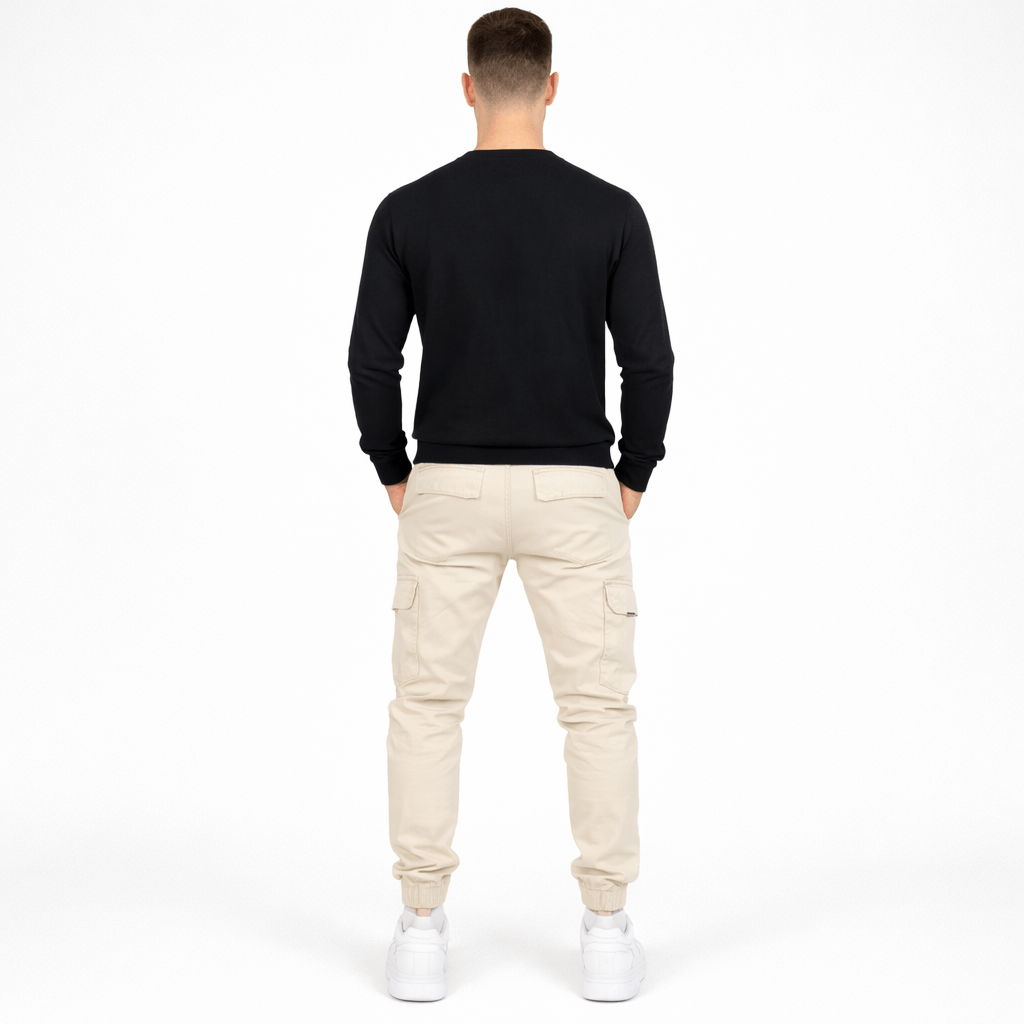 Coleeast-London CLARK, Cotton Harem Pants Elastic Waist