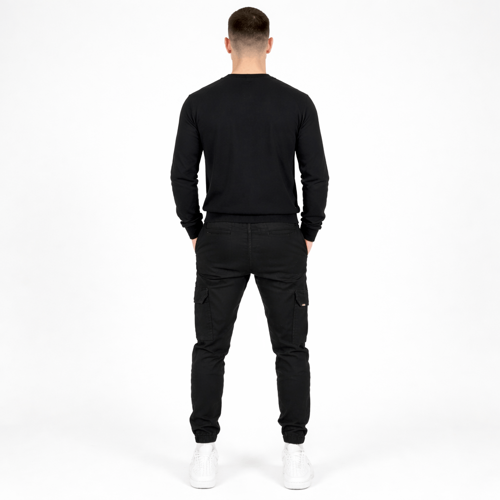 Coleeast-London CLARK, Cotton Harem Pants Elastic Waist