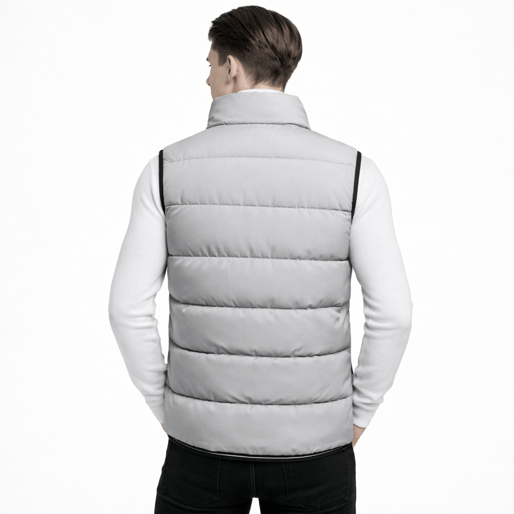 Coleeast London COLIN, Zip-Up Mandarin Collar Vest