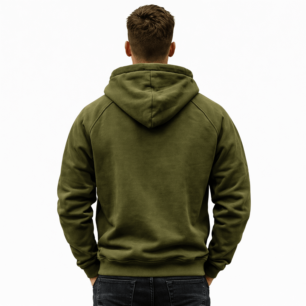 Coleeast-London DARCY,  Hooded Double-Breasted Sweatshirt