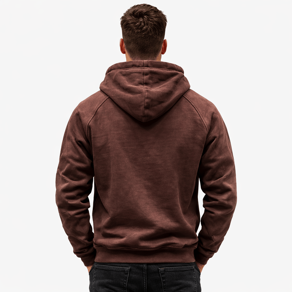 Coleeast-London DARCY,  Hooded Double-Breasted Sweatshirt