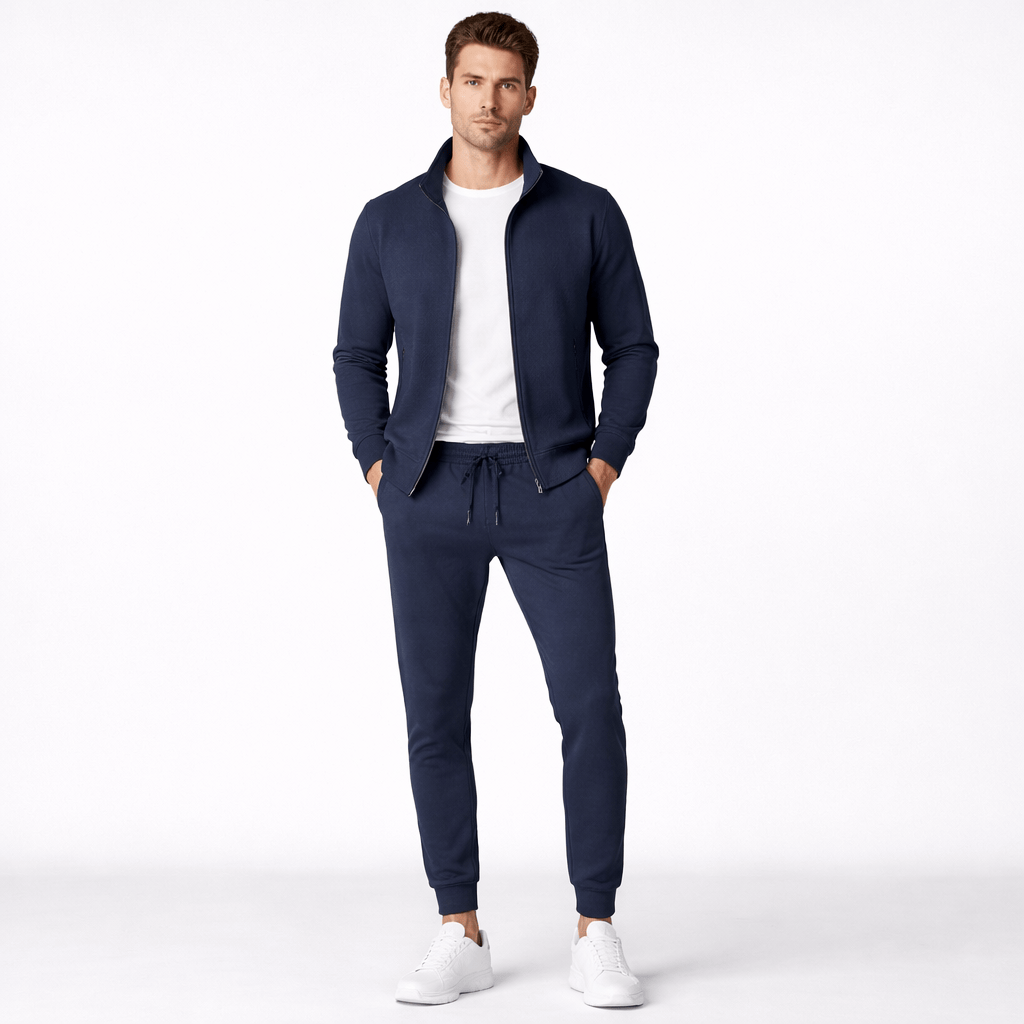 Coleeast-London Dark blue / XS HARDY, Zip Tracksuit Mandarin Collar