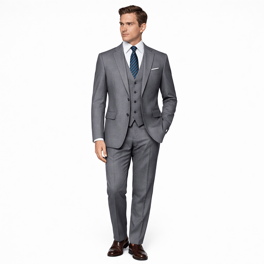 Coleeast-London Dark gray / XS AMOS, Slim Fit Viscose Suit
