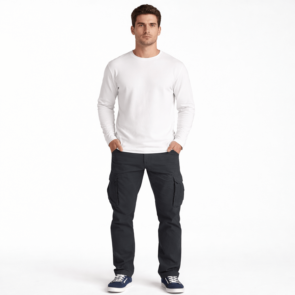 Coleeast-London Dark gray / XS BLAKE, High Waist Straight Leg Pants