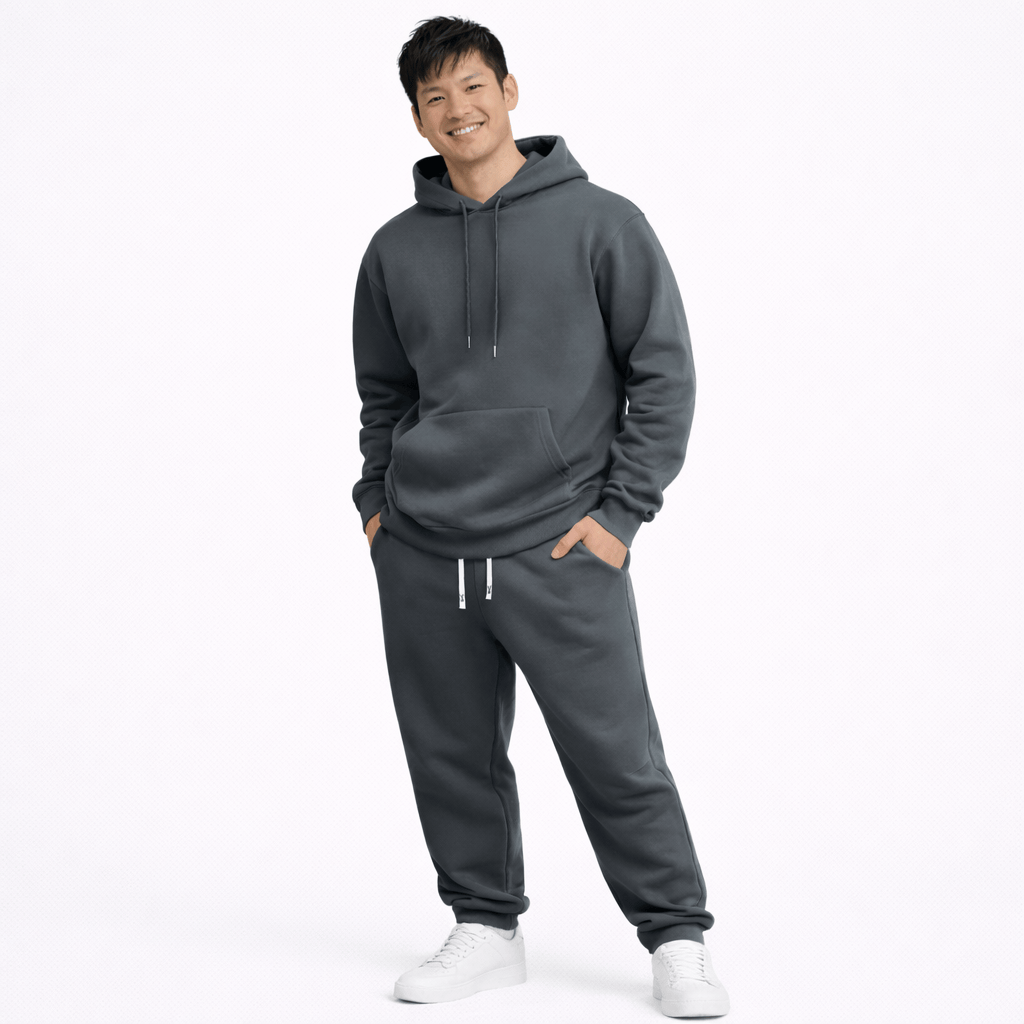 Coleeast-London Dark gray / XS DAN, Solid Fit Sports Tracksuit
