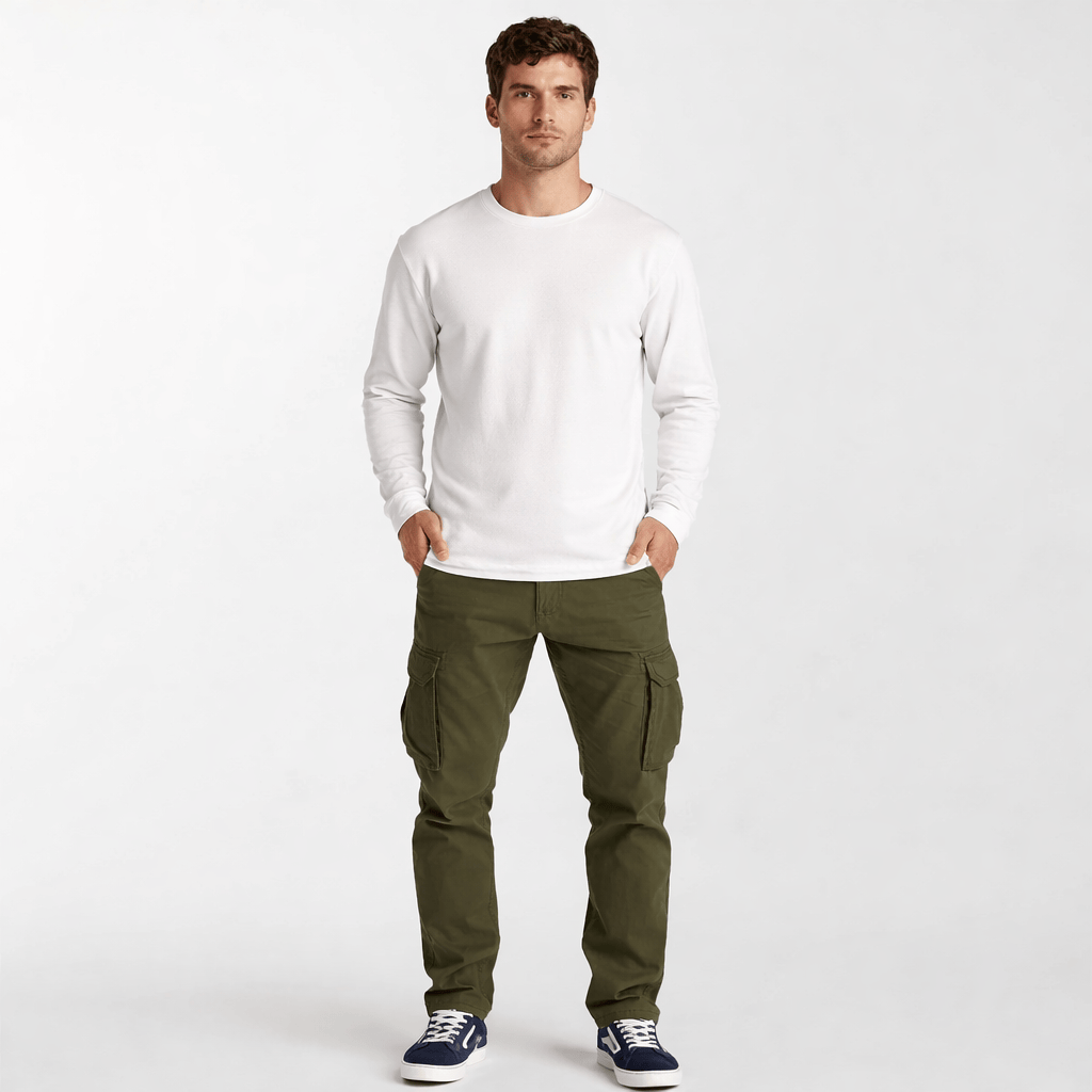 Coleeast-London Dark grey / XS BLAKE, High Waist Straight Leg Pants