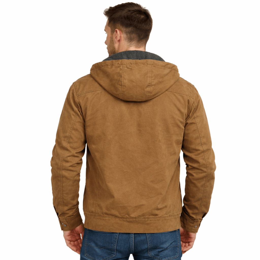 Coleeast-London DARREN, Zip-Up Acetate Hoodie