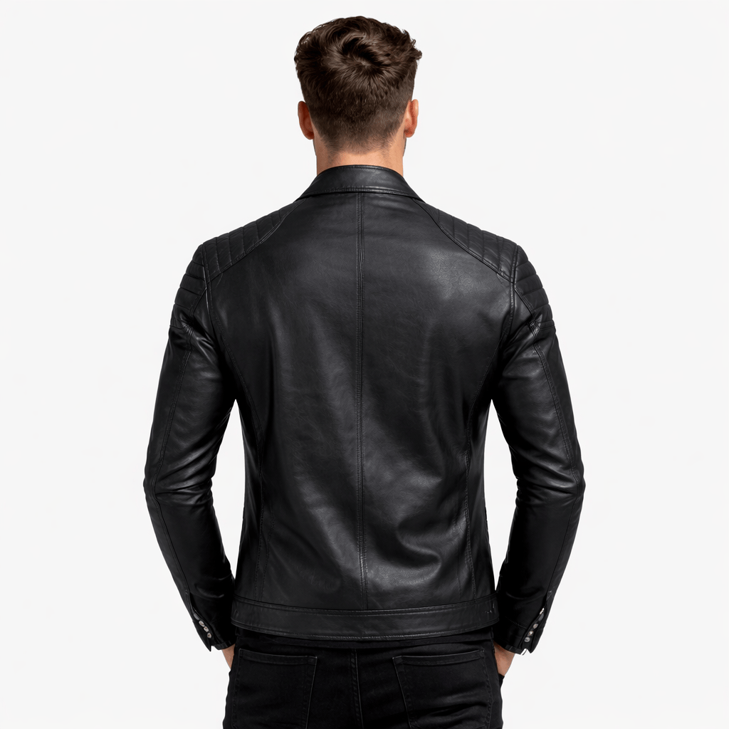 Coleeast-London DEVON, Faux Leather Zip-Up Jacket