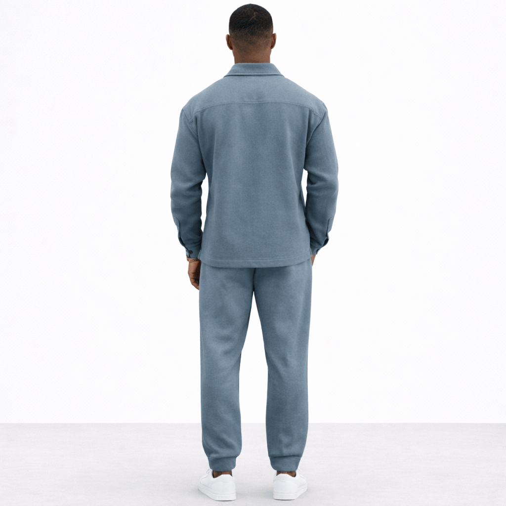 Coleeast-London DOUGLAS, Fleece T-Shirt Set Elastic Waist