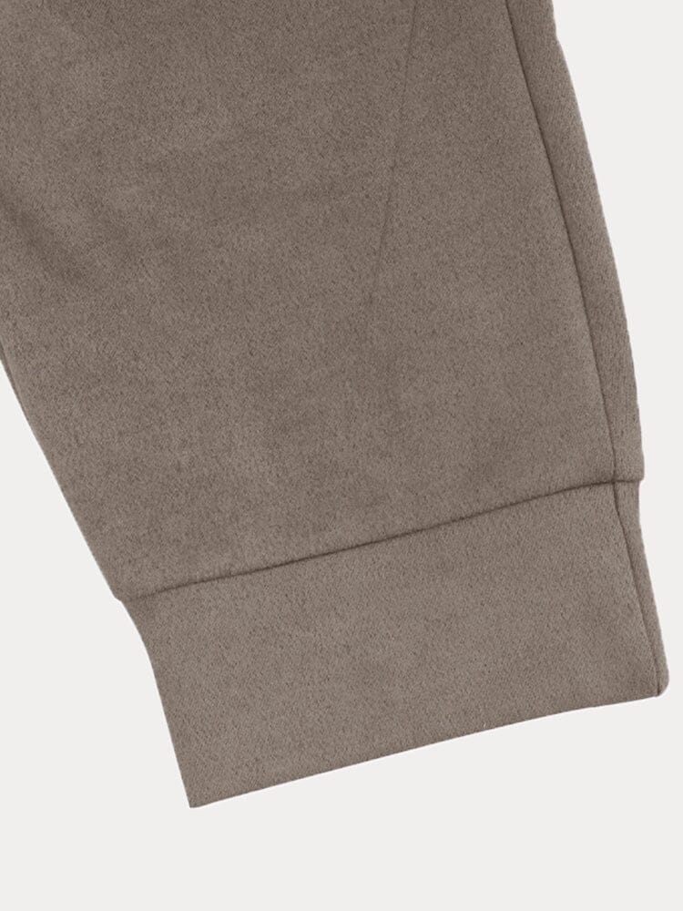 Coleeast-London DOUGLAS, Fleece T-Shirt Set Elastic Waist