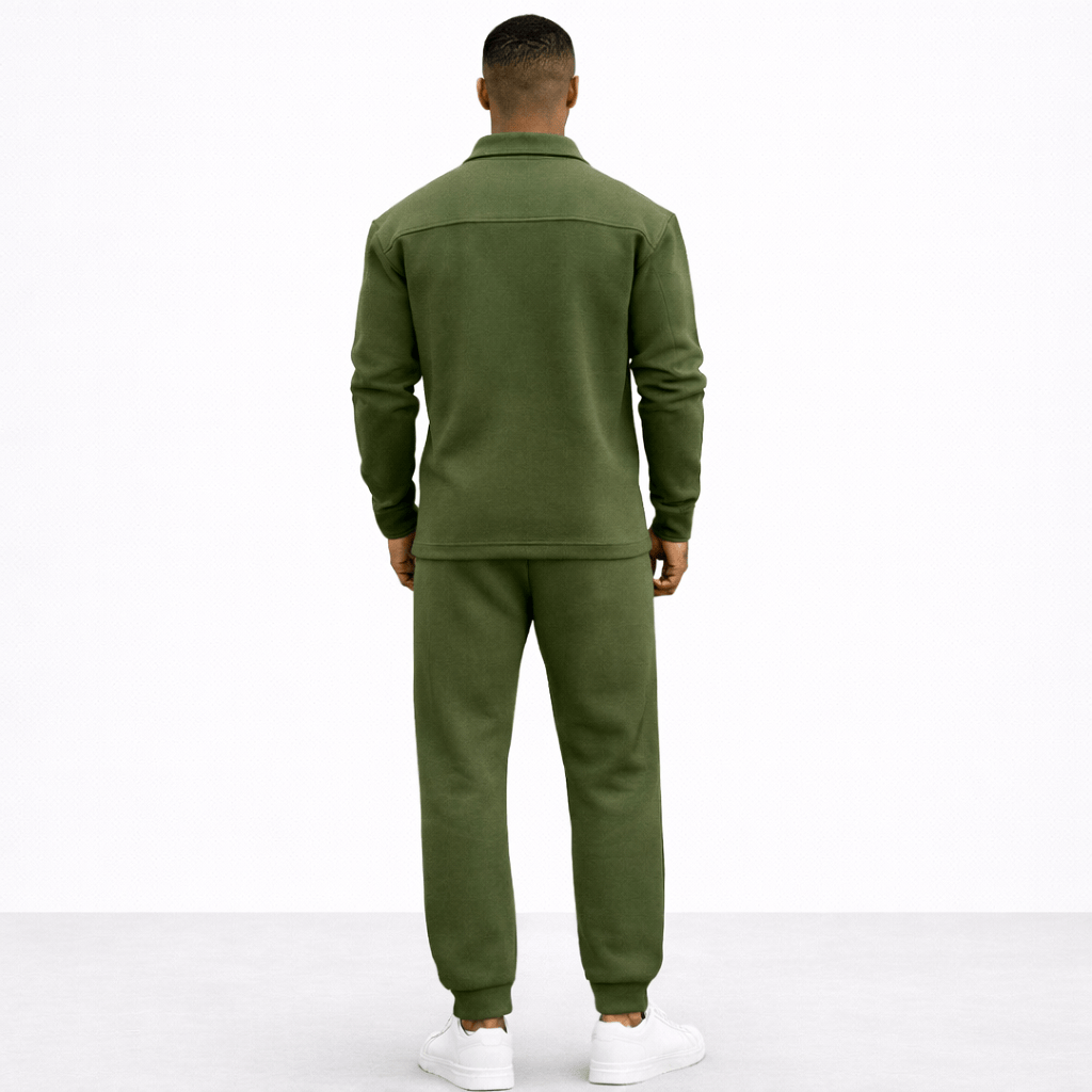 Coleeast-London DOUGLAS, Fleece T-Shirt Set Elastic Waist