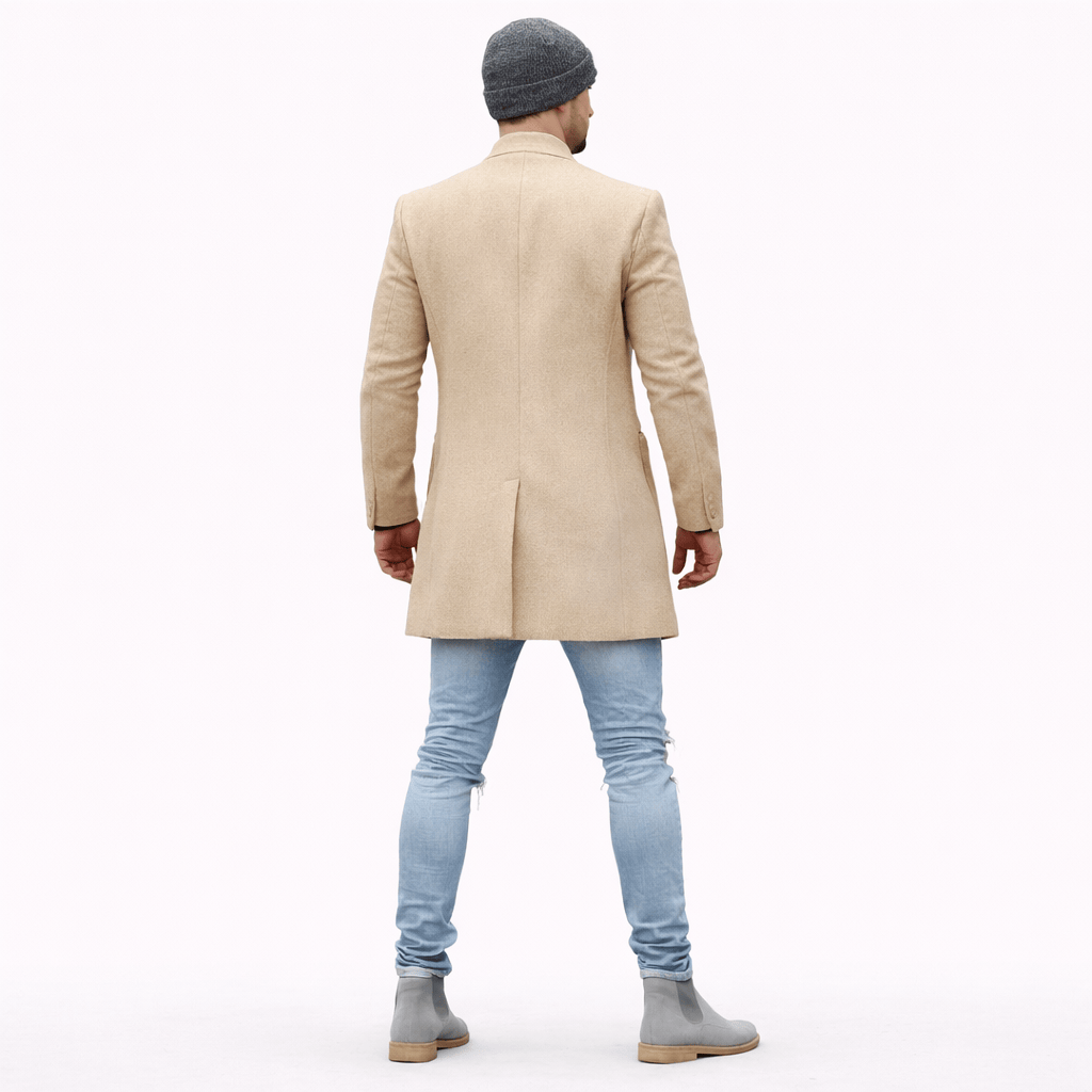 Coleeast-London DUKE, Round Neck Button Trench