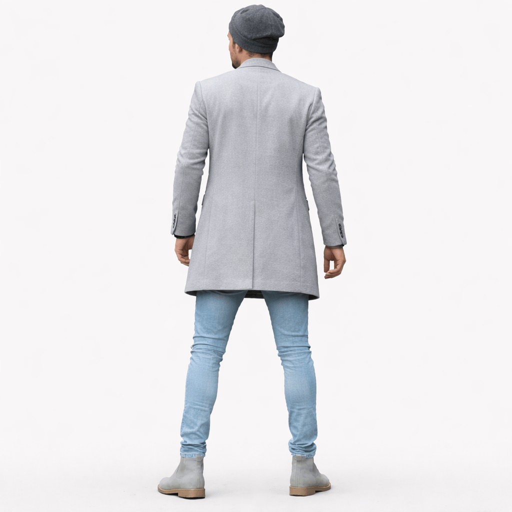 Coleeast-London DUKE, Round Neck Button Trench