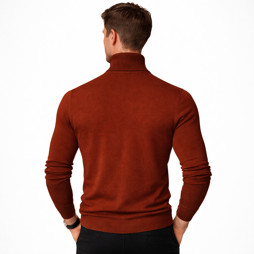 Coleeast-London EDGAR, Turtleneck Rayon Sweater
