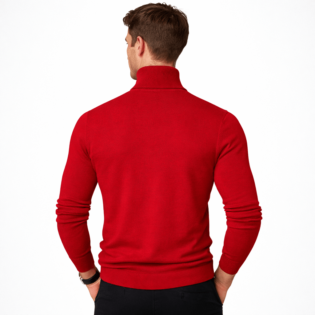 Coleeast-London EDGAR, Turtleneck Rayon Sweater