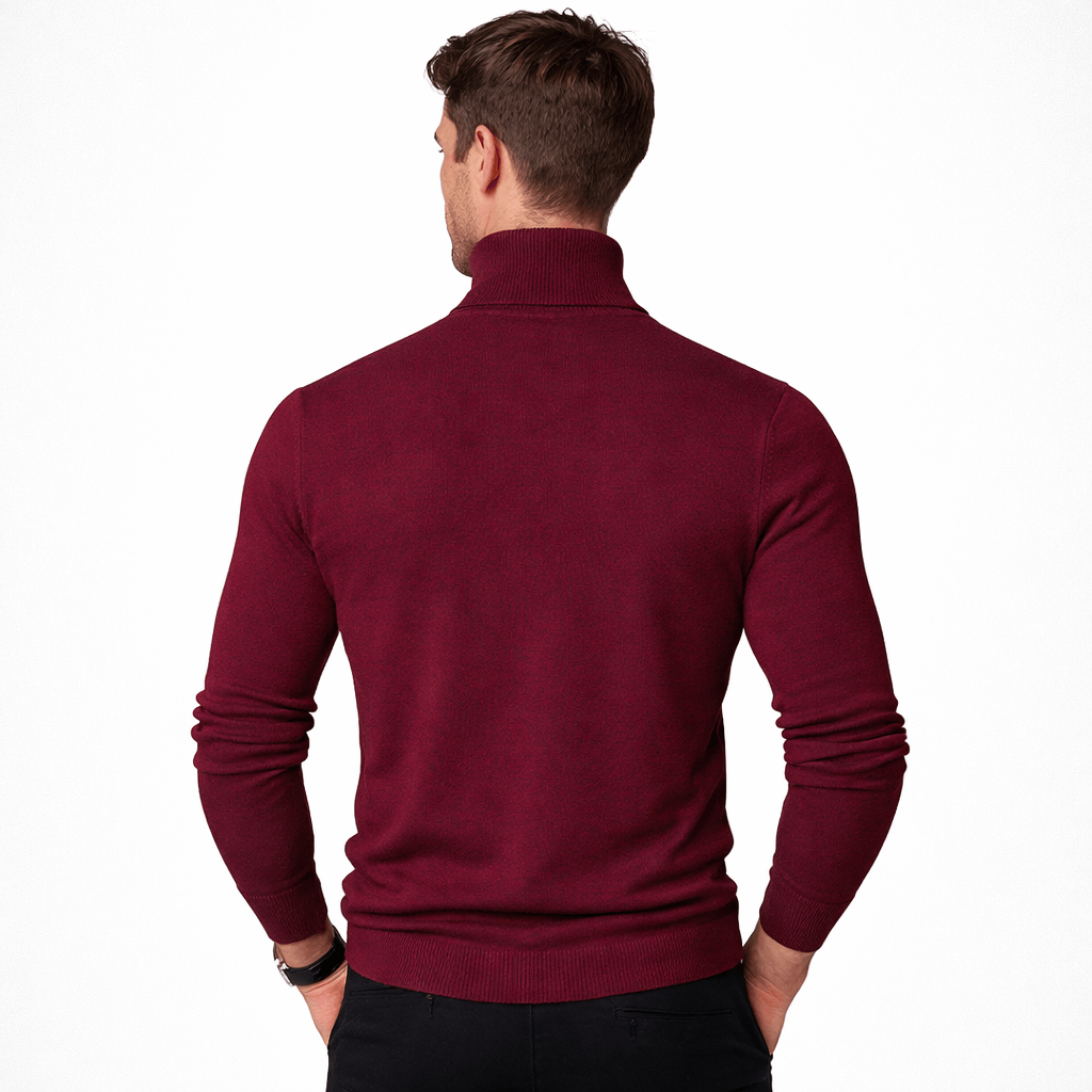 Coleeast-London EDGAR, Turtleneck Rayon Sweater