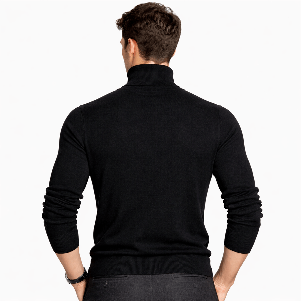 Coleeast-London EDGAR, Turtleneck Rayon Sweater