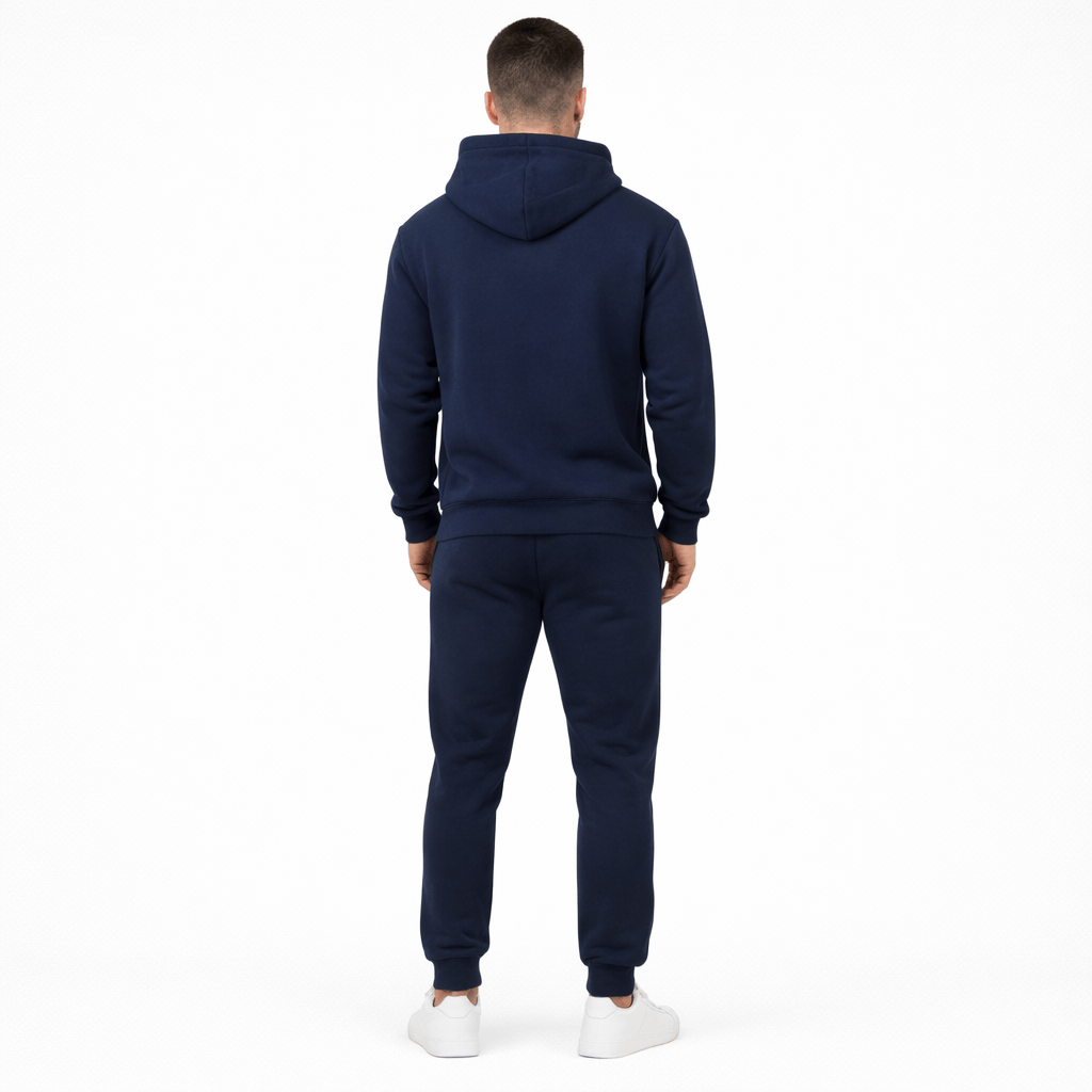 Coleeast-London EDWARD, V-Neck Cotton Blend Tracksuit