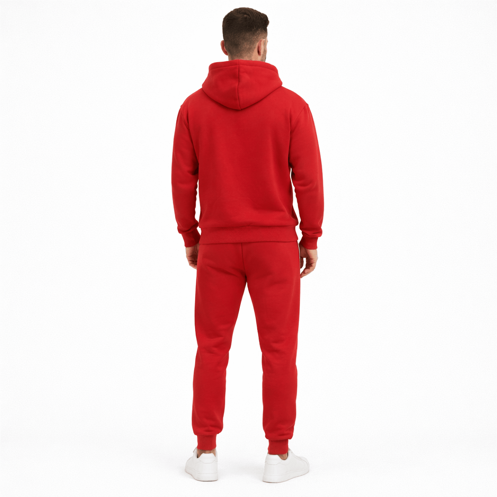 Coleeast-London EDWARD, V-Neck Cotton Blend Tracksuit