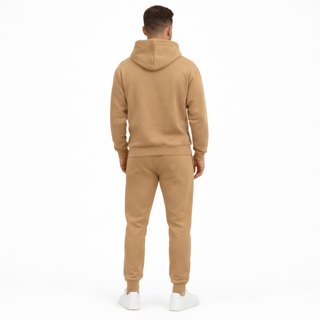 Coleeast-London EDWARD, V-Neck Cotton Blend Tracksuit