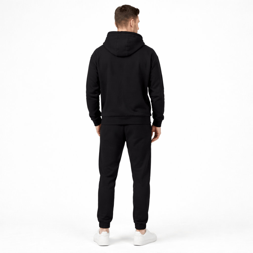 Coleeast-London EDWARD, V-Neck Cotton Blend Tracksuit