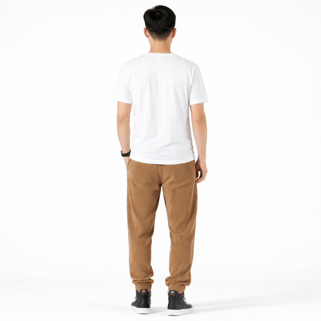 Coleeast-London ELI, Corduroy Harem Pants Elastic Waist