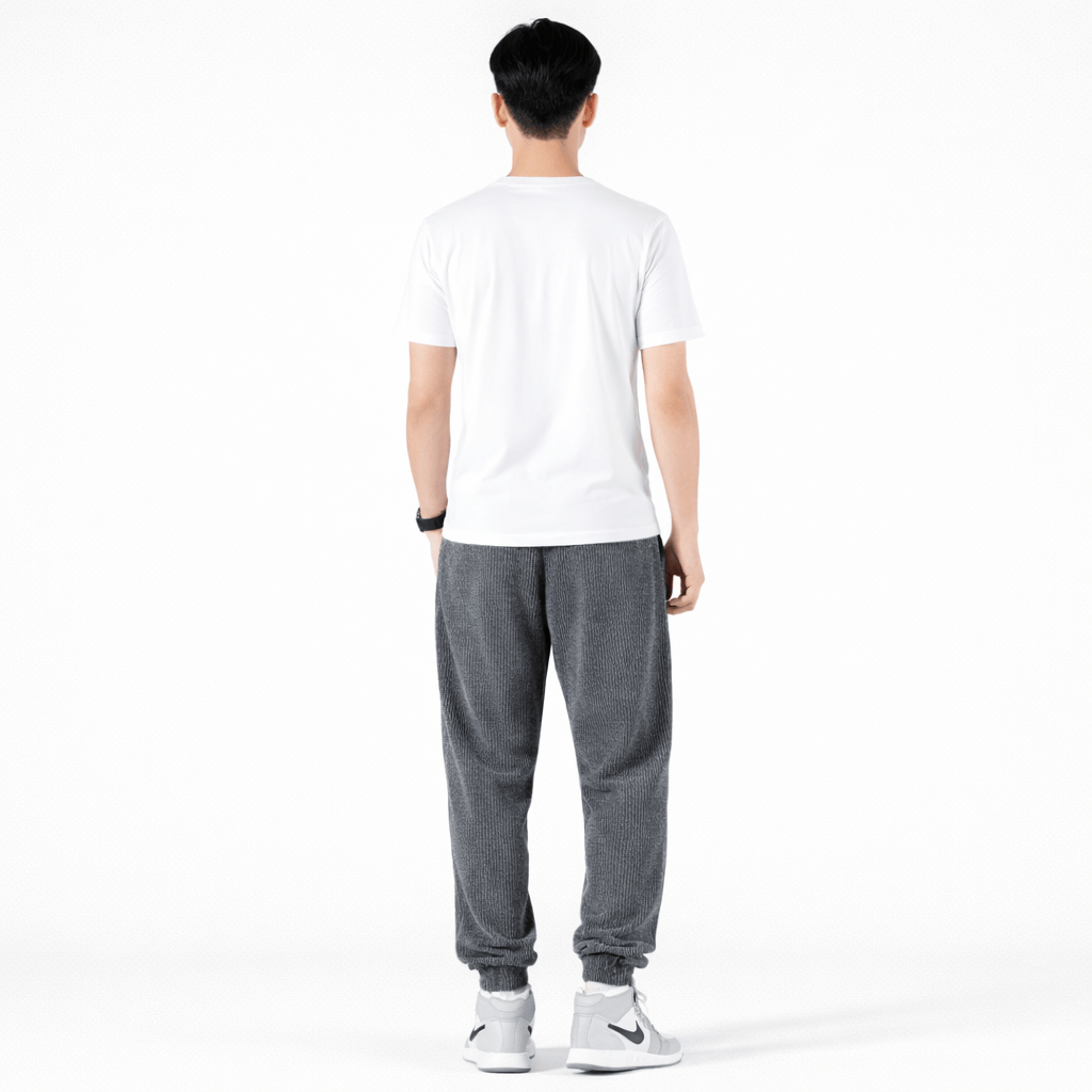 Coleeast-London ELI, Corduroy Harem Pants Elastic Waist