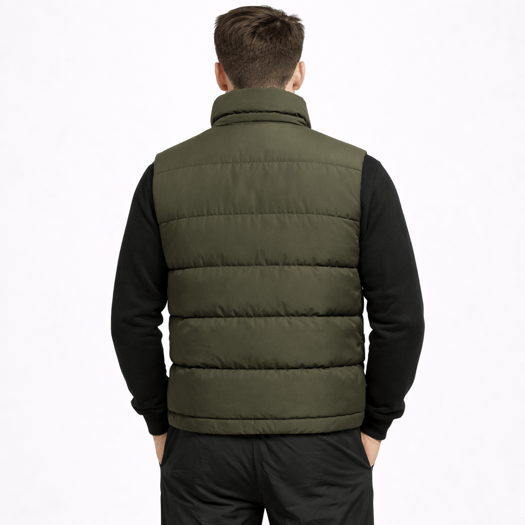 Coleeast London ENZO Zip-Up Turtleneck Vest