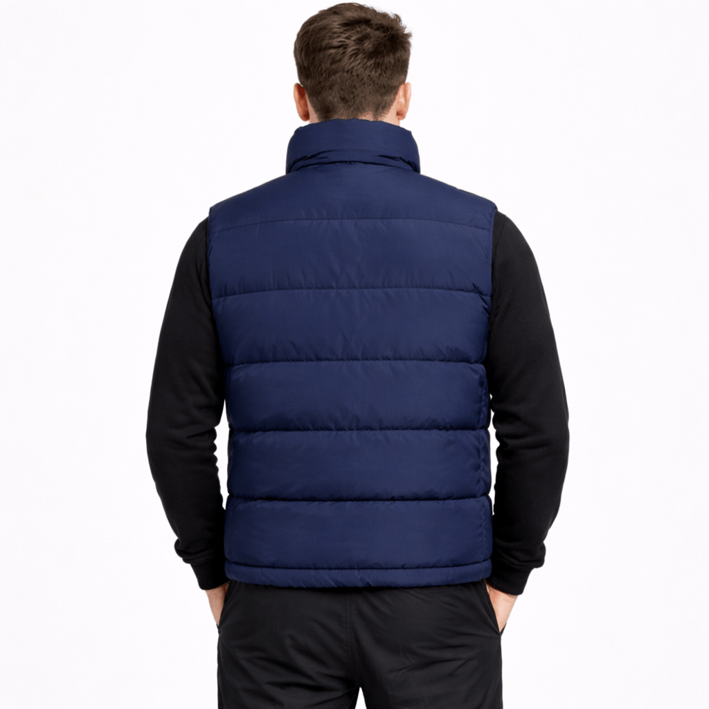 Coleeast London ENZO Zip-Up Turtleneck Vest
