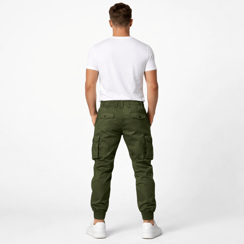 Coleeast-London ETHAN, Cotton Cargo Pants Regular Fit