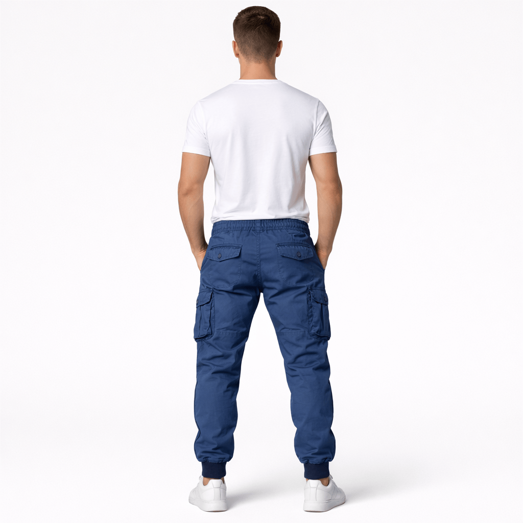 Coleeast-London ETHAN, Cotton Cargo Pants Regular Fit