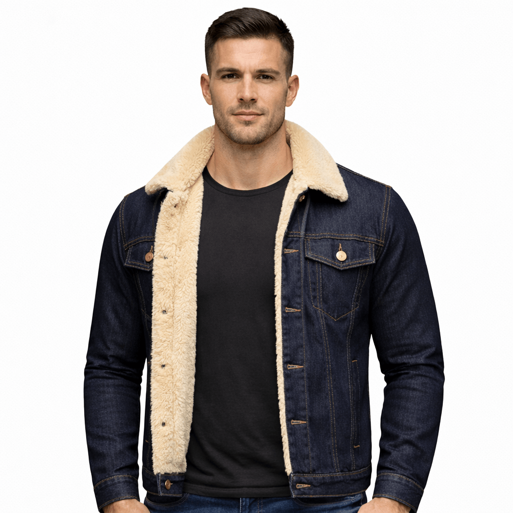 Coleeast London ETHAN, Fleece Jacket Loose Fit Cotton