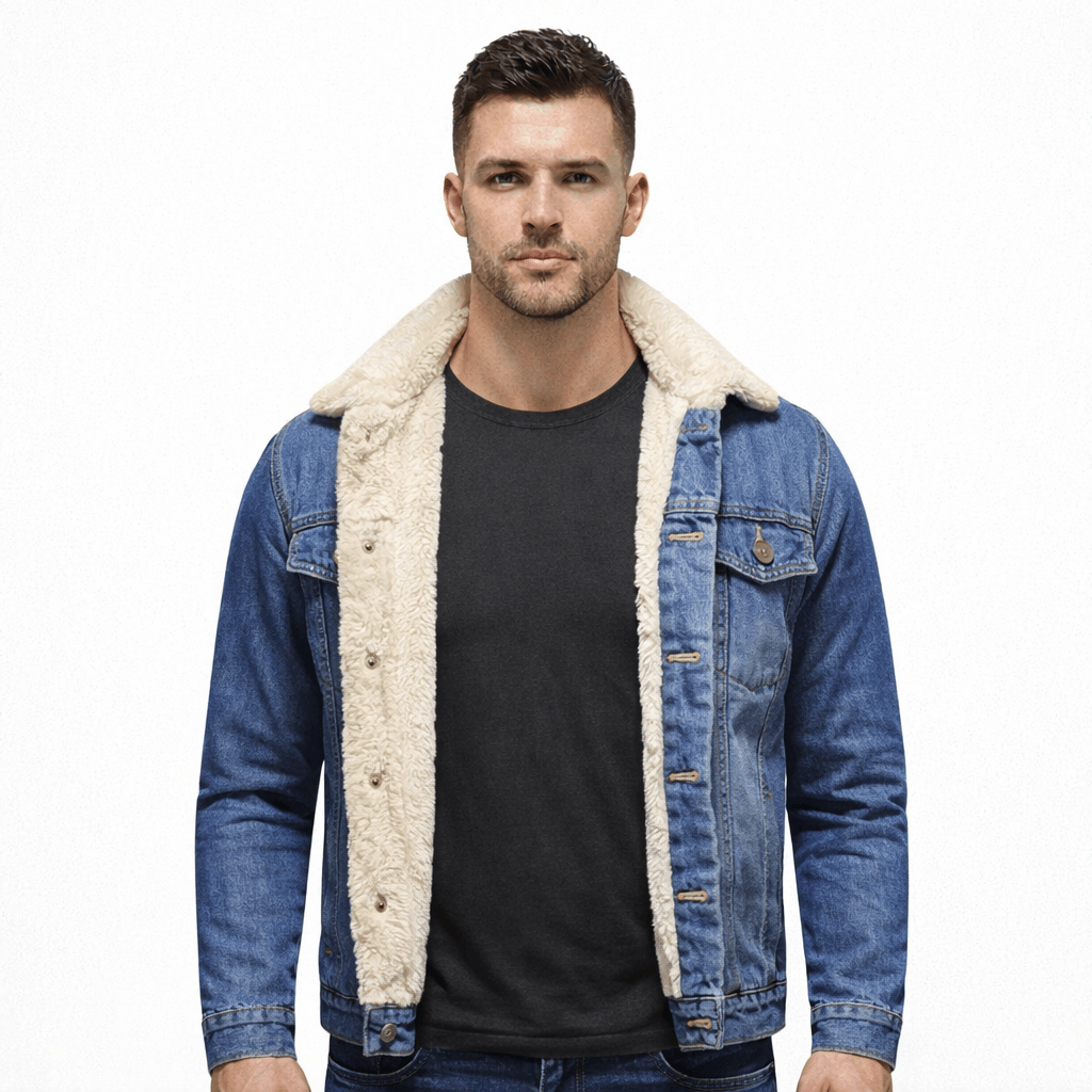 Coleeast London ETHAN, Fleece Jacket Loose Fit Cotton