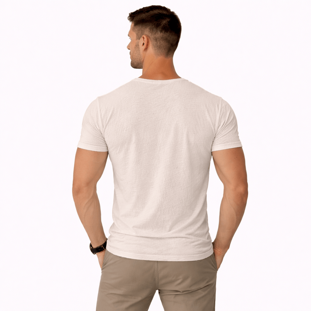 Coleeast-London FARRELL, V-Neck Breathable Cotton T-Shirt