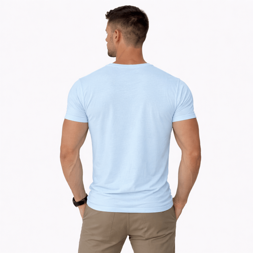Coleeast-London FARRELL, V-Neck Breathable Cotton T-Shirt
