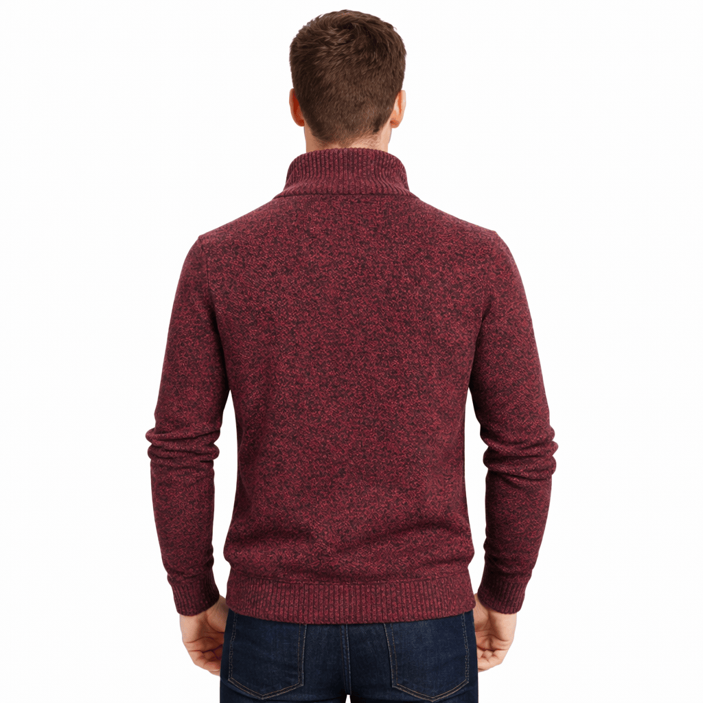 Coleeast-London GRANT, Mandarin Collar Knit Cardigan